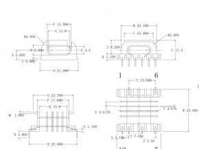 EPC25卧式多槽骨架 LCP