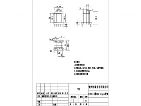 EI33-21 11*21（A)三槽针粗0.9骨架4+5针模