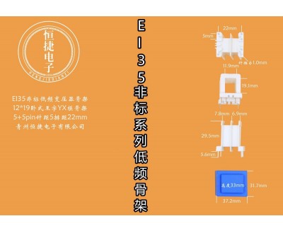 EI35-18非标 12*19(N)王字针粗1.0骨架