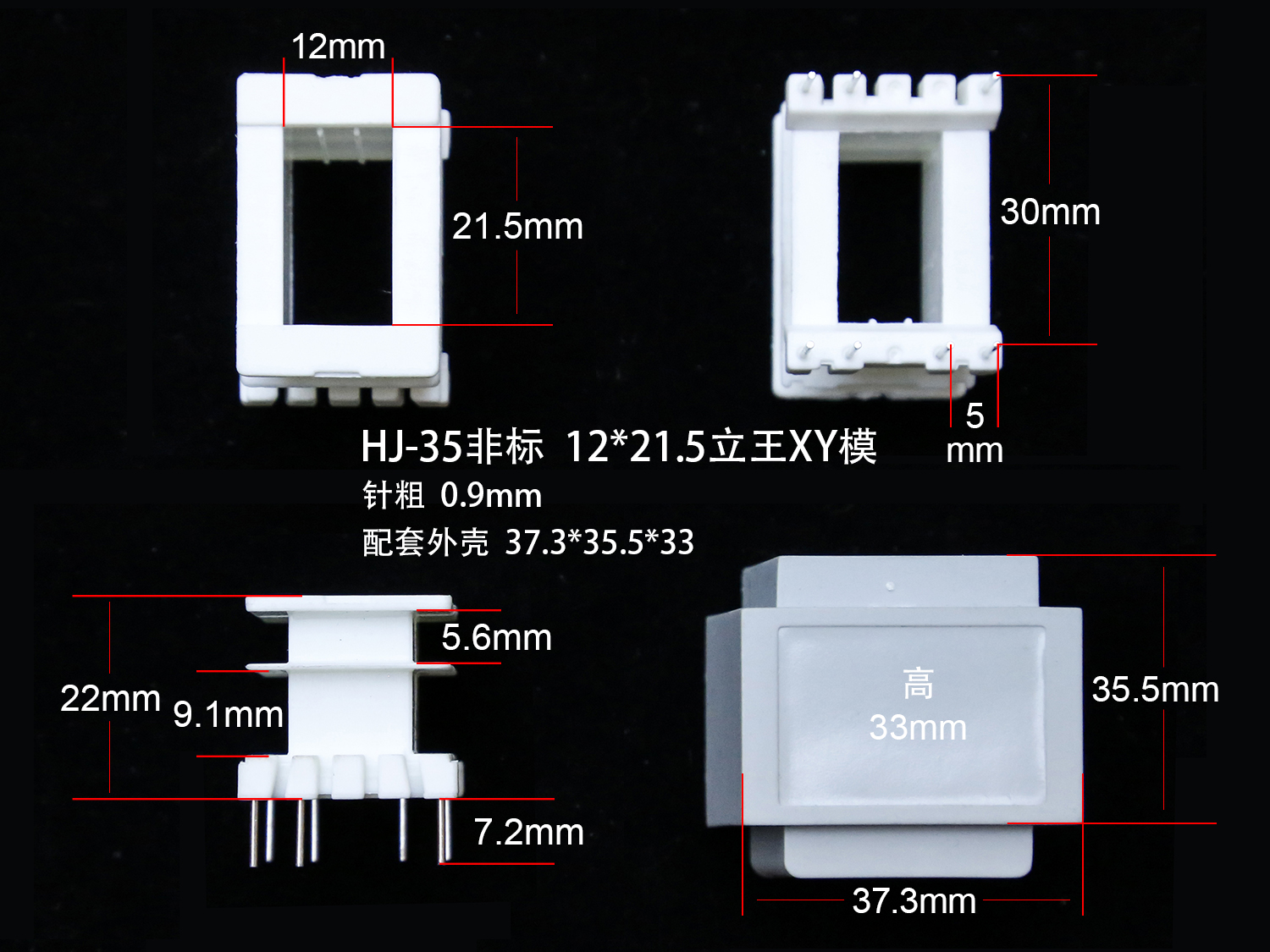 EI35-21非标12*21.5(B)立王(YX)骨架