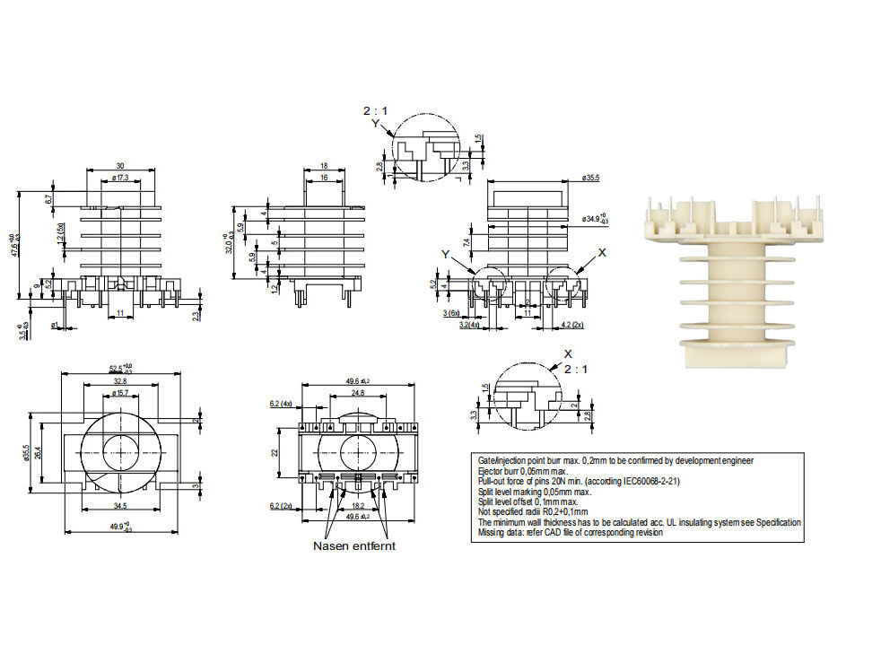 高频骨架ETD系列