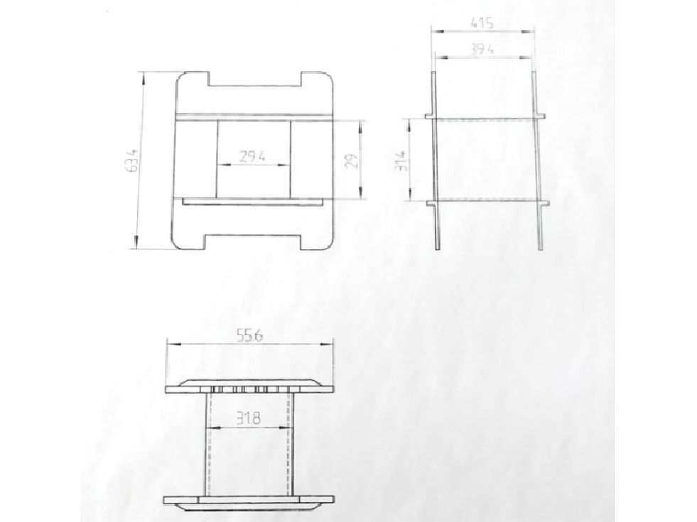 86*29-2    工 骨架（杜邦PA66 FR50）